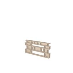 Meuble Bibliothèque sur-mesure (H79cm - L157 cm)