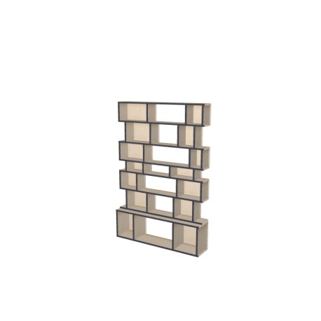 Meuble Bibliothèque sur-mesure (H181cm - L122 cm)