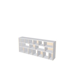Meuble Bibliothèque sur-mesure (H93cm - L221 cm)