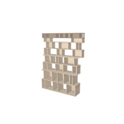 Custom bookcase  (H208cm - W157 cm)
