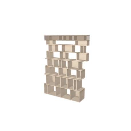 Meuble Bibliothèque sur-mesure (H208cm - L157 cm)
