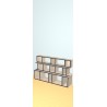 Custom bookcase  (H92cm - W151 cm)