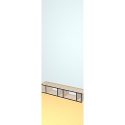 Boekenkast op maat  (H29cm - B160 cm)