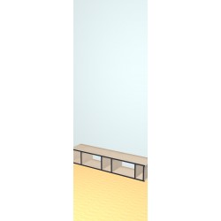 Custom bookcase (H29cm - W160 cm)