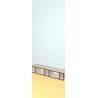 Custom bookcase  (H29cm - W160 cm)