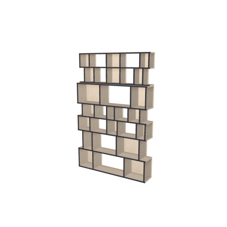 Custom bookcase  (H212cm - W140 cm)