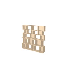 Custom bookcase  (H153cm - W150 cm)