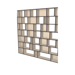 Custom bookcase  (H252cm - W260 cm)