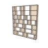 Custom bookcase  (H252cm - W226 cm)