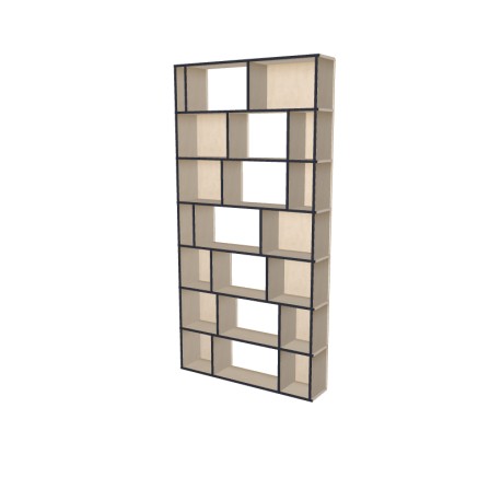 Custom bookcase  (H252cm - W126 cm)