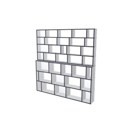Custom bookcase  (H212cm - W205 cm)
