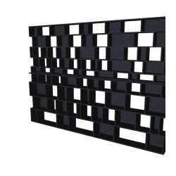 Custom bookcase  (H251cm - W350 cm)