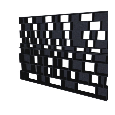 Custom bookcase  (H251cm - W350 cm)