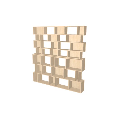 Custom bookcase  (H212cm - W202 cm)