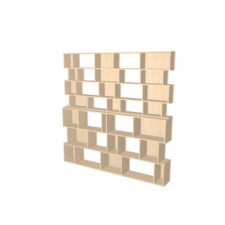 Custom bookcase  (H212cm - W212 cm)