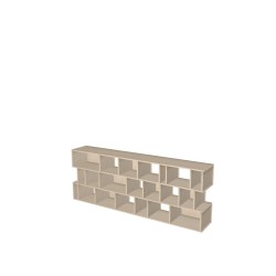 Custom bookcase  (H82cm - W220 cm)
