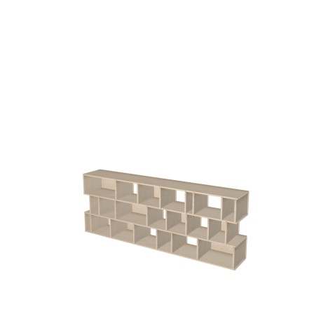 Custom bookcase  (H82cm - W220 cm)