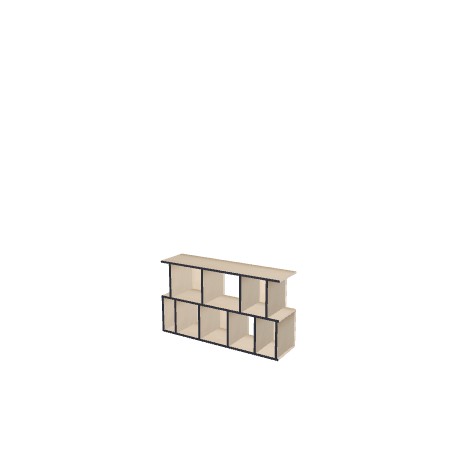 Custom bookcase  (H73cm - W130 cm)