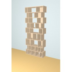 Custom bookcase  (H261cm - W110 cm)