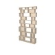 Custom bookcase  (H251cm - W136 cm)