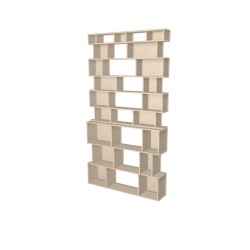 Custom bookcase  (H251cm - W136 cm)