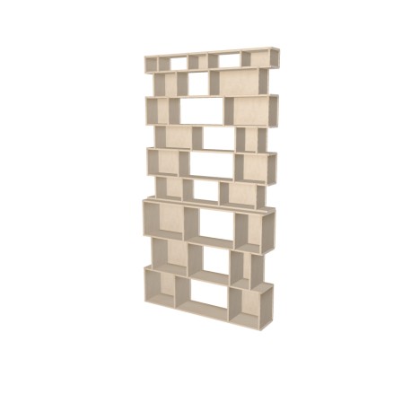 Custom bookcase  (H251cm - W136 cm)