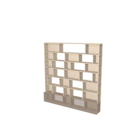 Boekenkast op maat  (H183cm - B180 cm)