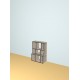 Custom bookcase  (H97cm - W70 cm)