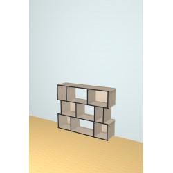 Custom bookcase  (H111cm - W137 cm)