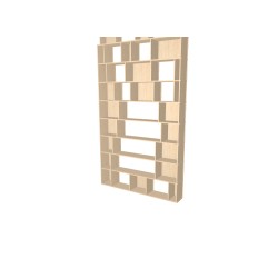 Custom bookcase  (H367cm - W178 cm)