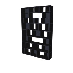 Custom bookcase  (H263cm - W172 cm)