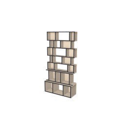 Custom bookcase  (H202cm - W103 cm)