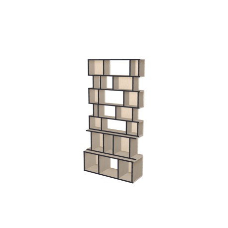 Custom bookcase  (H202cm - W103 cm)