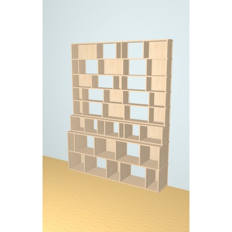 Custom bookcase  (H230cm - W185 cm)