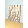 Custom bookcase  (H230cm - W185 cm)