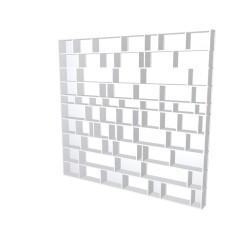 Custom bookcase  (H246cm - W265 cm)