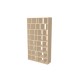 Custom bookcase  (H218cm - W117 cm)