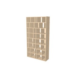 Custom bookcase  (H218cm - W117 cm)