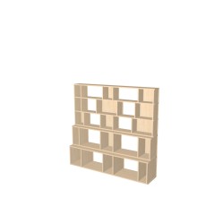 Custom bookcase  (H154cm - W165 cm)