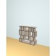 Custom bookcase  (H118cm - W130 cm)
