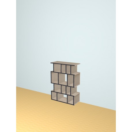 Custom bookcase  (H118cm - W83 cm)
