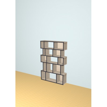 Meuble Bibliothèque sur-mesure (H156cm - L100 cm)