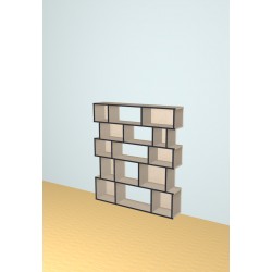 Custom bookcase  (H156cm - W137 cm)