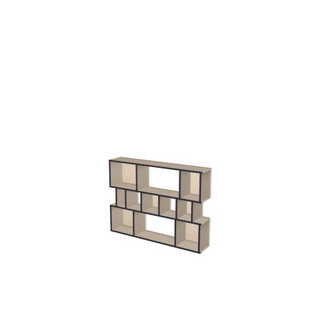 Custom bookcase  (H100cm - W137 cm)