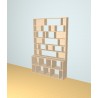 Custom bookcase  (H230cm - W152 cm)