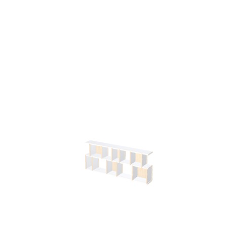 Custom bookcase  (H52cm - W130 cm)