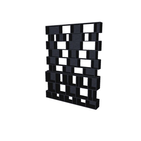 Custom bookcase  (H254cm - W196 cm)