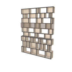 Meuble Bibliothèque sur-mesure (H257cm - L195 cm)