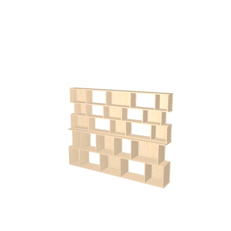 Custom bookcase  (H153cm - W202 cm)