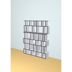Custom bookcase  (H191cm - W147 cm)